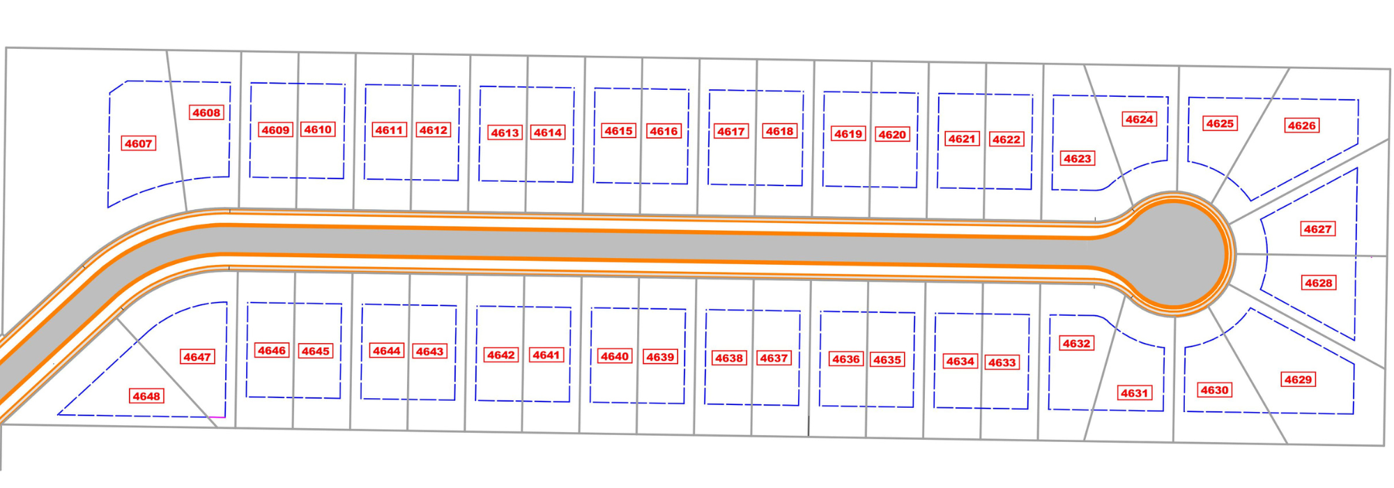 Jennings Crossing - Sold Lots Map